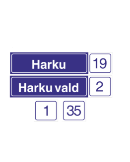 harku aadressitähis