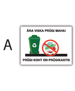 ära viska prügi maha