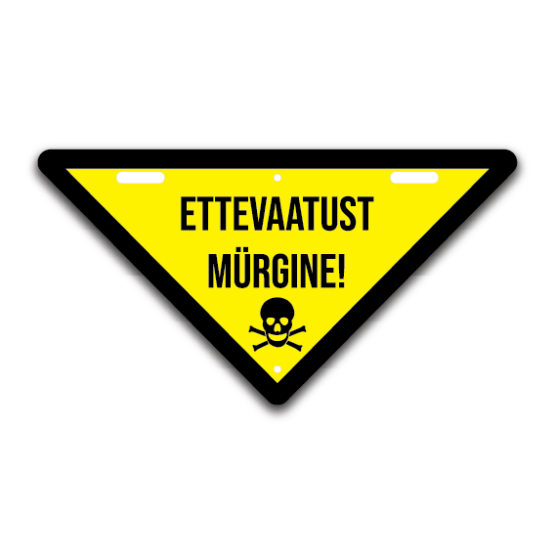 ettevaatst mürgine